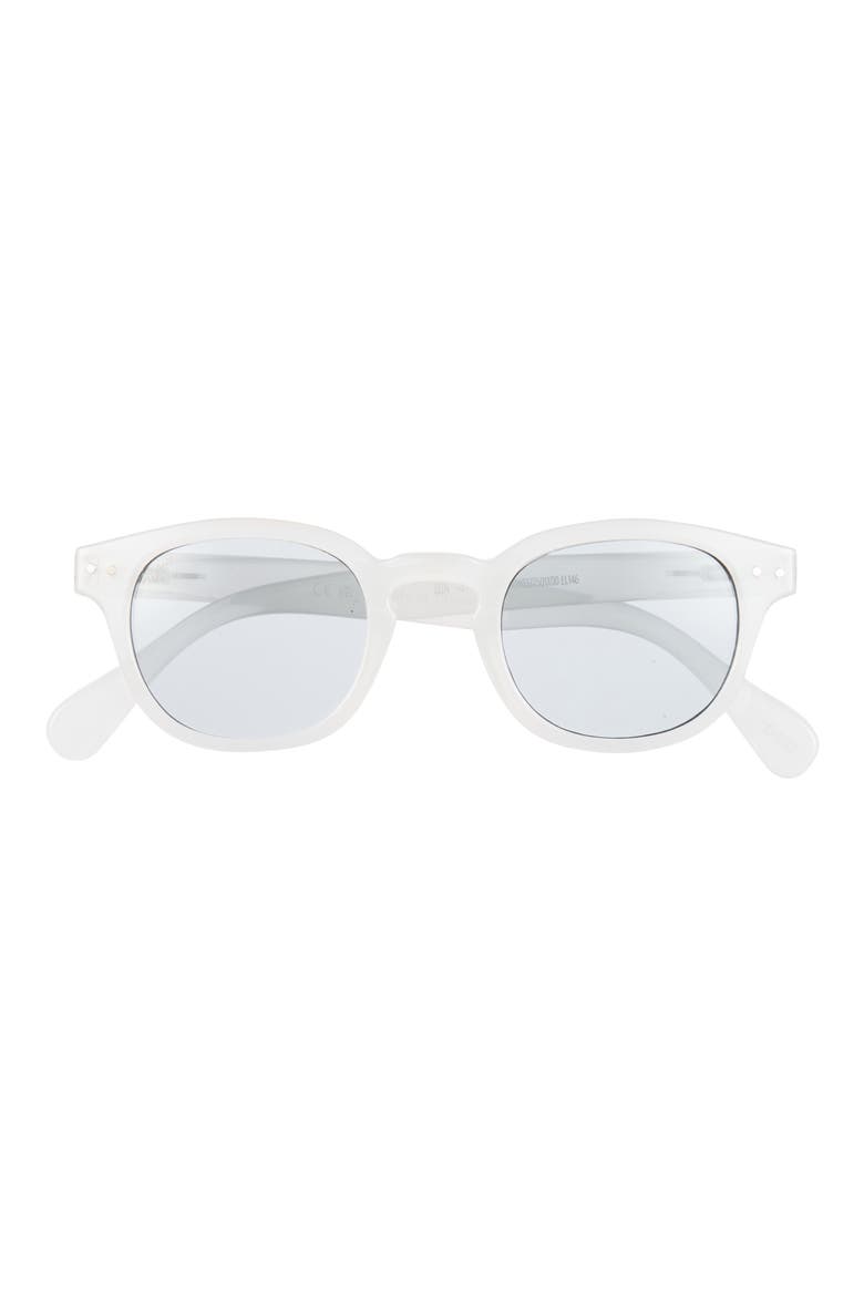 Round Sunglasses, Main, color, MOONLIGHT GREY