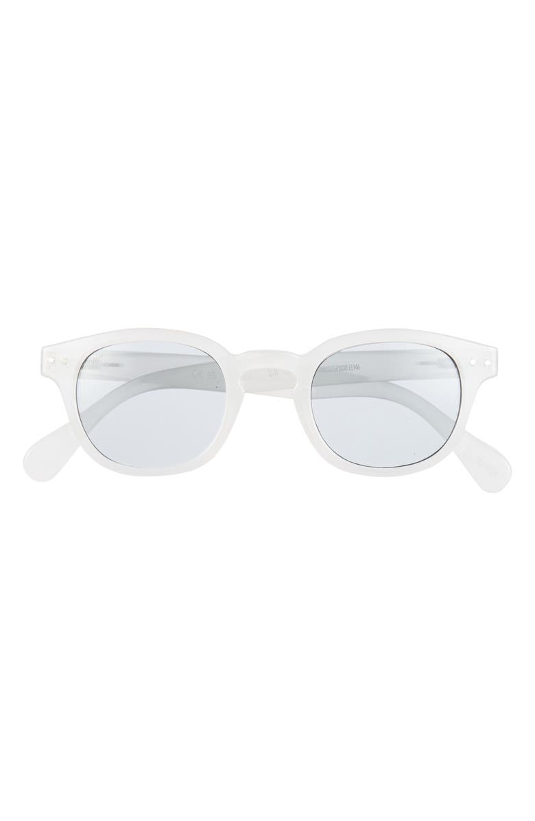IZIPIZI Round Sunglasses, Main, color, Moonlight Grey