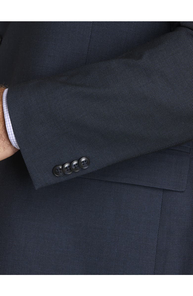 Michael Kors Big & Tall Birdseye Suit Jacket, Alternate, color, Navy