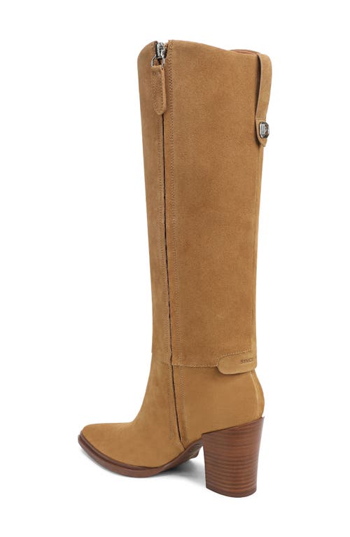 Sarto By Franco Sarto Jasmine Block Heel Boot In Brown