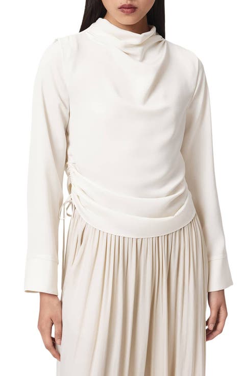 Leslie Cowl Neck Long Sleeve Top