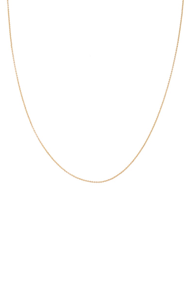 Clare V. Rolo Chain Necklace, Alternate, color, Vintage Gold