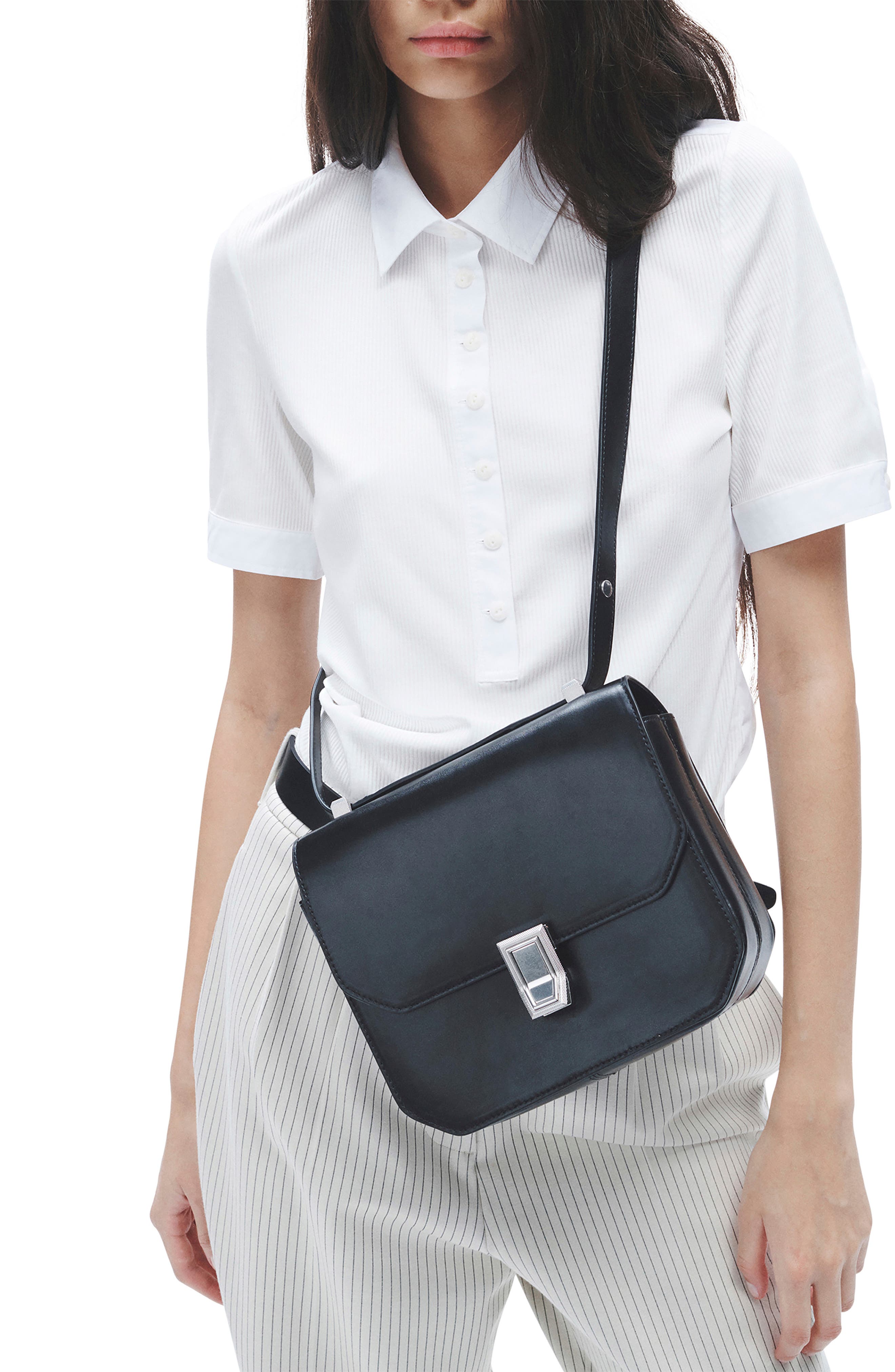 rag & bone Max Leather Crossbody Bag, Alternate, color, 