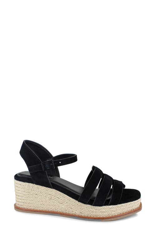 Splendid Dallas Wedge Sandal In Black