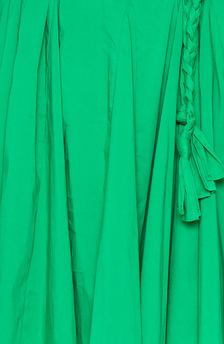 BUXOM COUTURE Tie Belt Long Sleeve A-Line Dress, Alternate, color, 