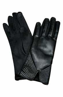 Faux Leather Tech Gloves