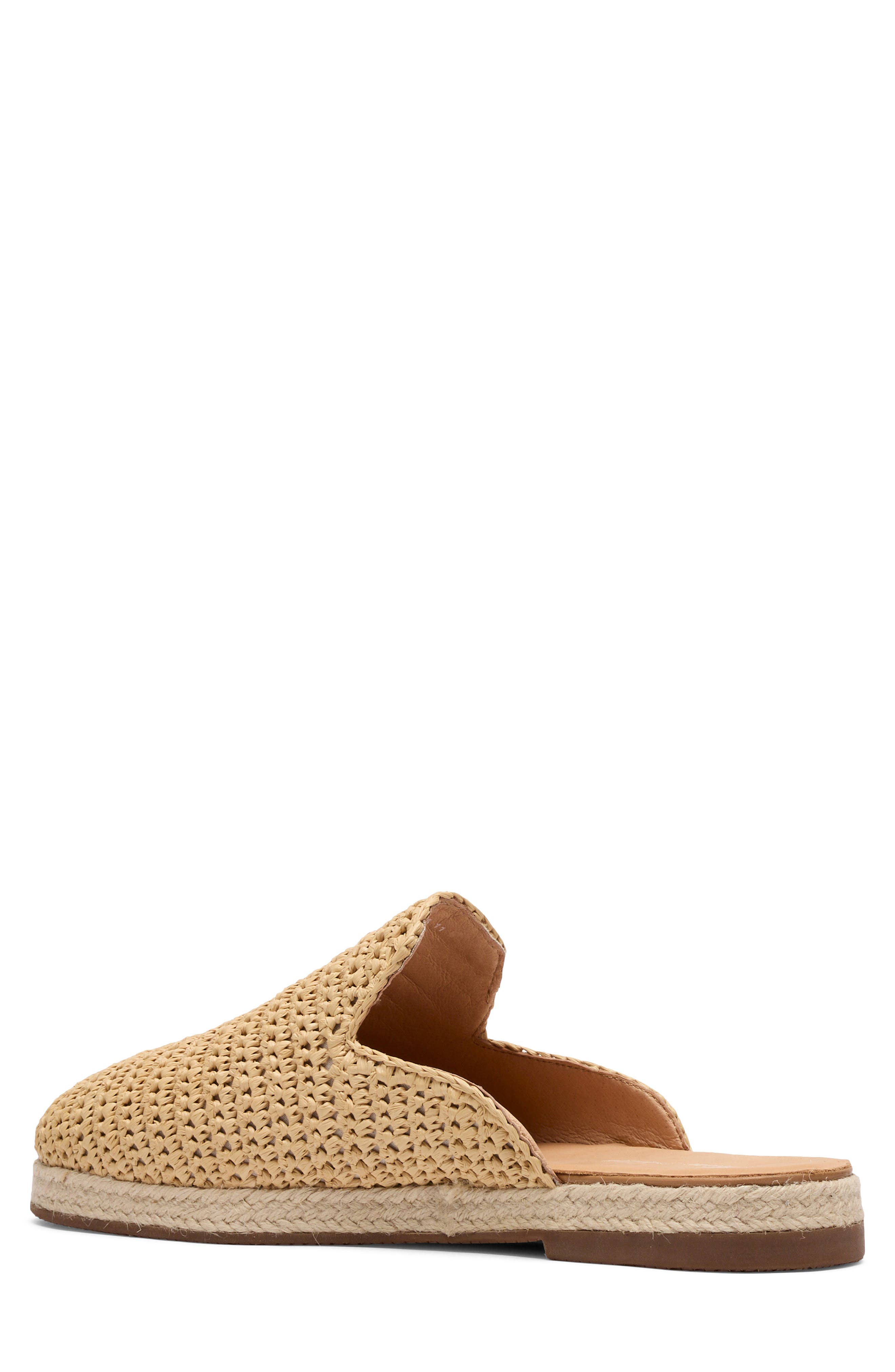 Bahia Woven Raffia Mule, Alternate, color, TAN RAFFIA