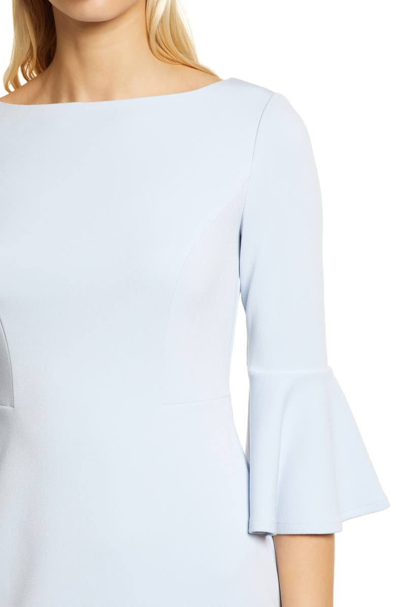 Harper Rose Bell Sleeve Bateau Neck Sheath Dress, Alternate, color,