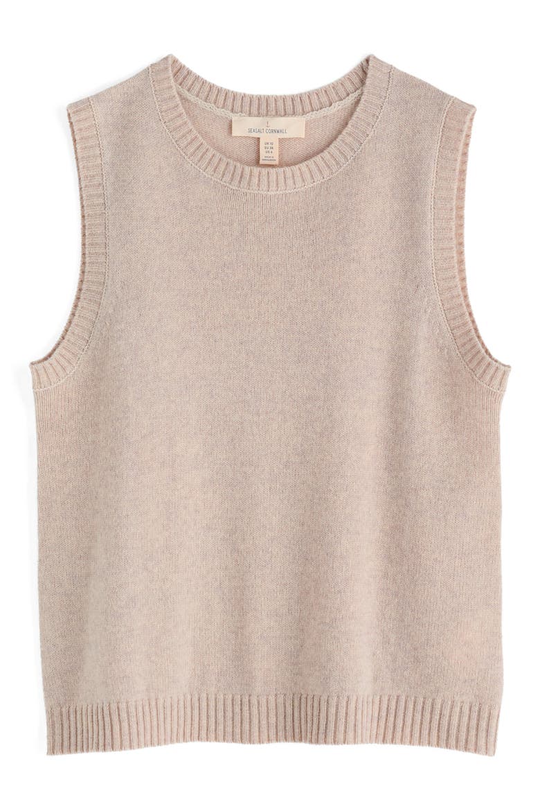 East View Merino Wool Blend Sweater Vest, Alternate, color, PARSNIP