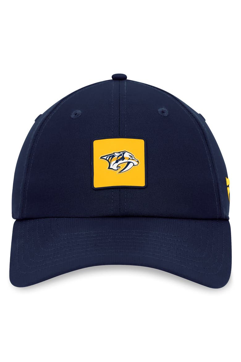 Men's Fanatics Branded  Navy Nashville Predators Authentic Pro Rink Adjustable Hat, Alternate, color, Navy
