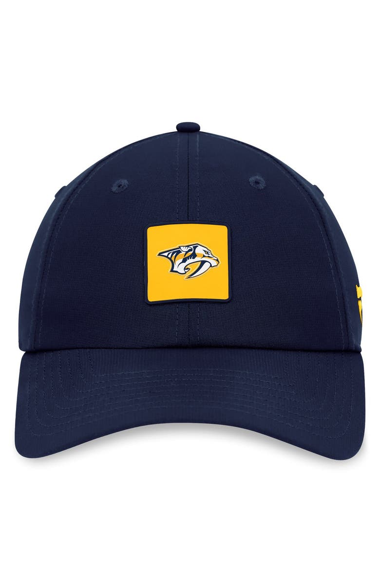FANATICS Men's Fanatics Branded  Navy Nashville Predators Authentic Pro Rink Adjustable Hat, Alternate, color, Navy