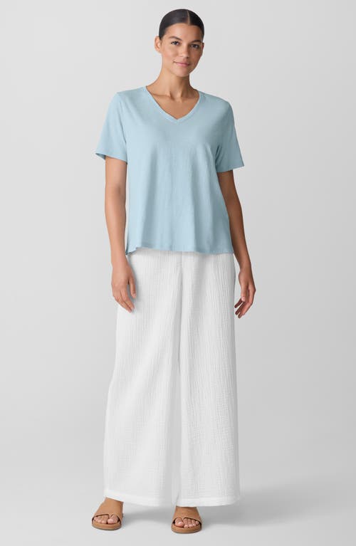 Eileen Fisher Easy V-neck Organic Cotton T-shirt