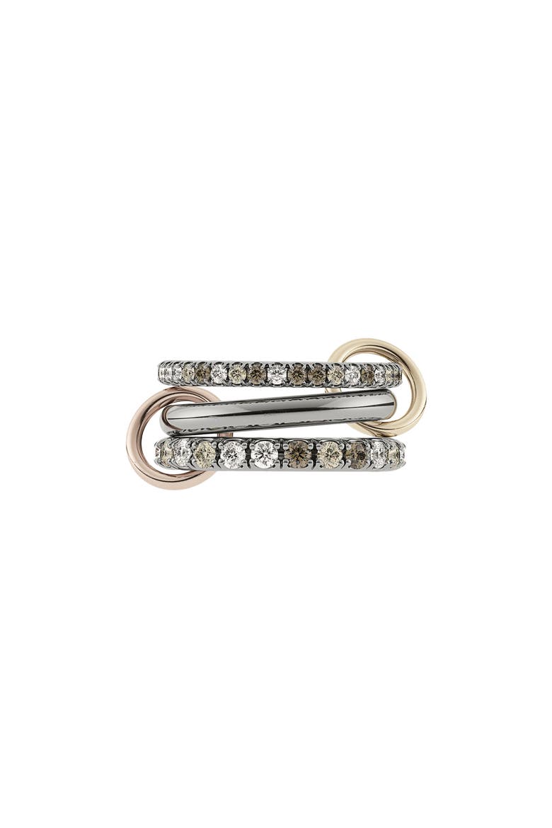 Scorpio Deux Linked Diamond Ring, Main, color, MIX