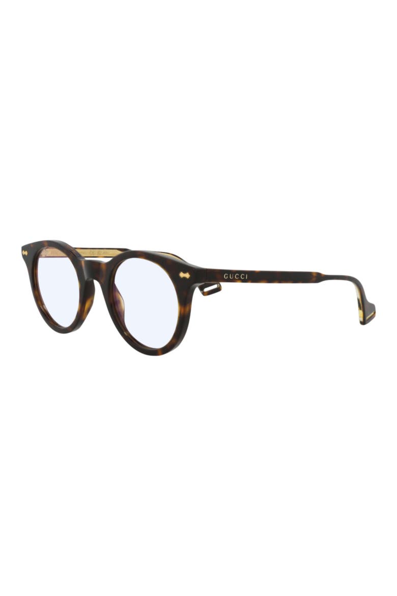 52mm Round Sunglasses, Alternate, color, HAVANA HAVANA YELLOW