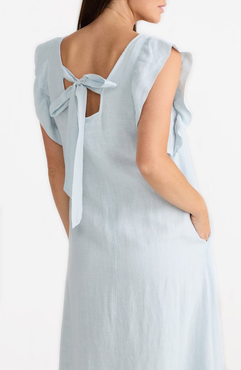 Brave+True Matilda Linen Sundress, Alternate, color, Sky