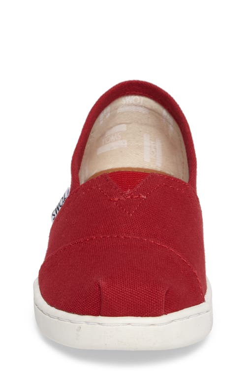 Toms 2.0 Classic Alpargata Slip-on In Red