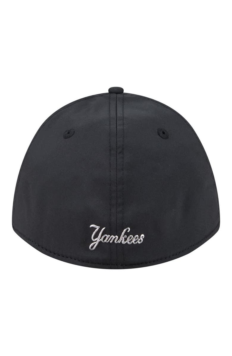 New Era Men's New Era Black New York Yankees Metallic 39THIRTY M-Crown Flex Hat, Alternate, color, Black