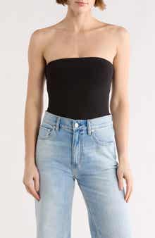 Alice + Olivia Bandeau Strapless Bodysuit