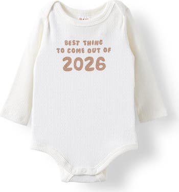 Organic Pointelle Long Sleeve Bubbysuit