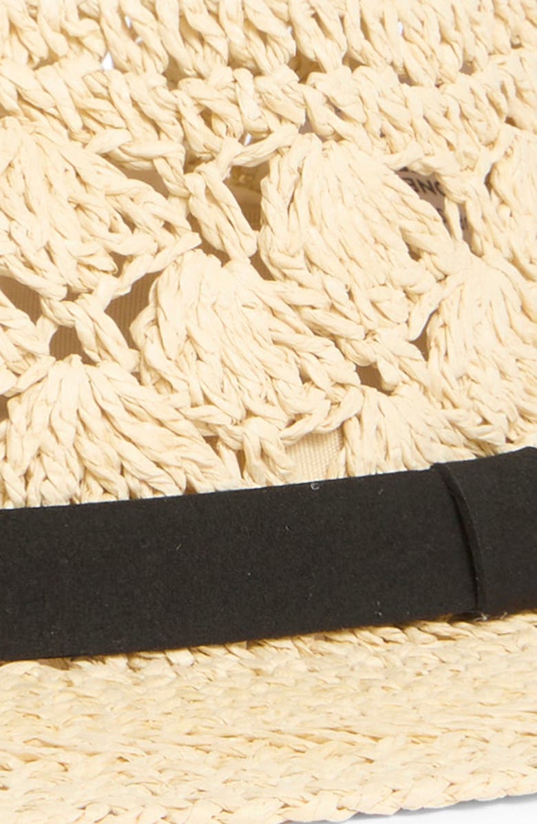 Nordstrom Packable Open Weave Panama Hat, Alternate, color, 