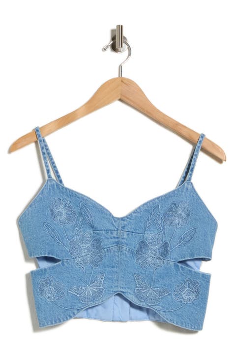 x Dolly Parton Butterfly Crop Top
