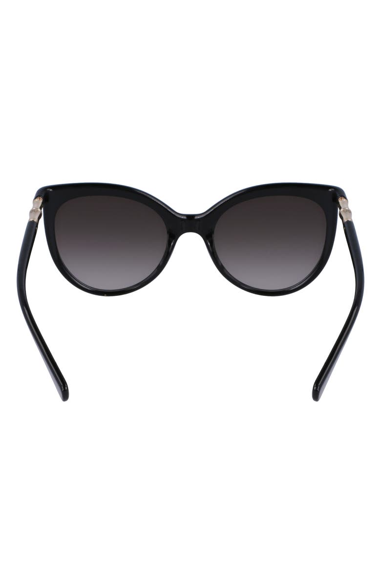 Longchamp Roseau 53mm Gradient Cat Eye Sunglasses, Alternate, color, 