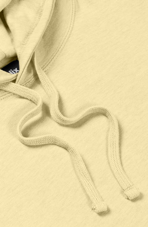 Dalix Womens Lil Heart Midweight Hooded Sweatshirt In Yellow