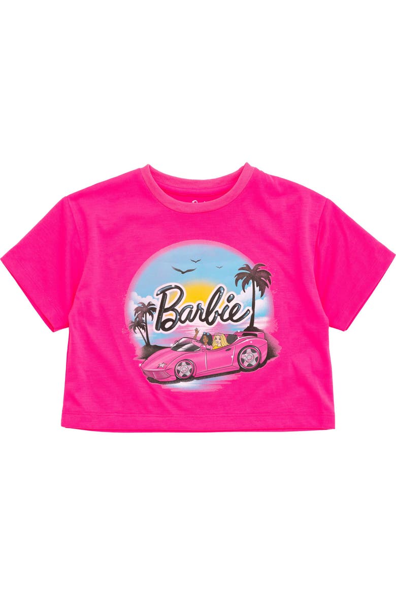 T-Shirt and Tulle Skort Set, Alternate, color, Pink and Black