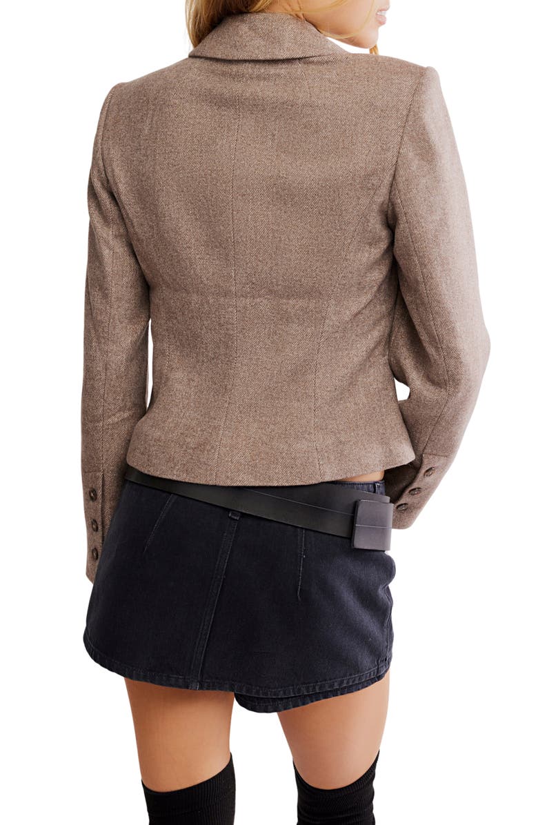 Free People Whip Smart Blazer, Alternate, color, Satchel