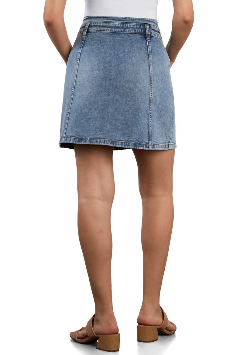 Penelope Denim Miniskirt, Alternate, color, RELAXED BLUE