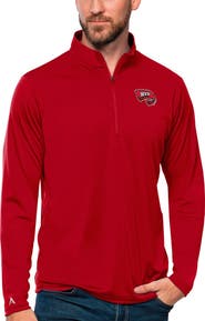 ANTIGUA Men's Antigua Red Western Kentucky Hilltoppers Tribute Quarter-Zip Top