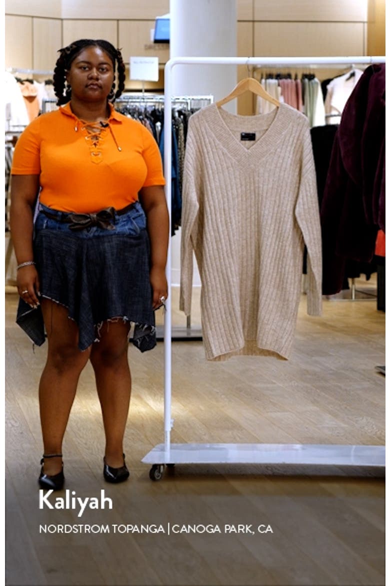 Rib Sweater Dress video