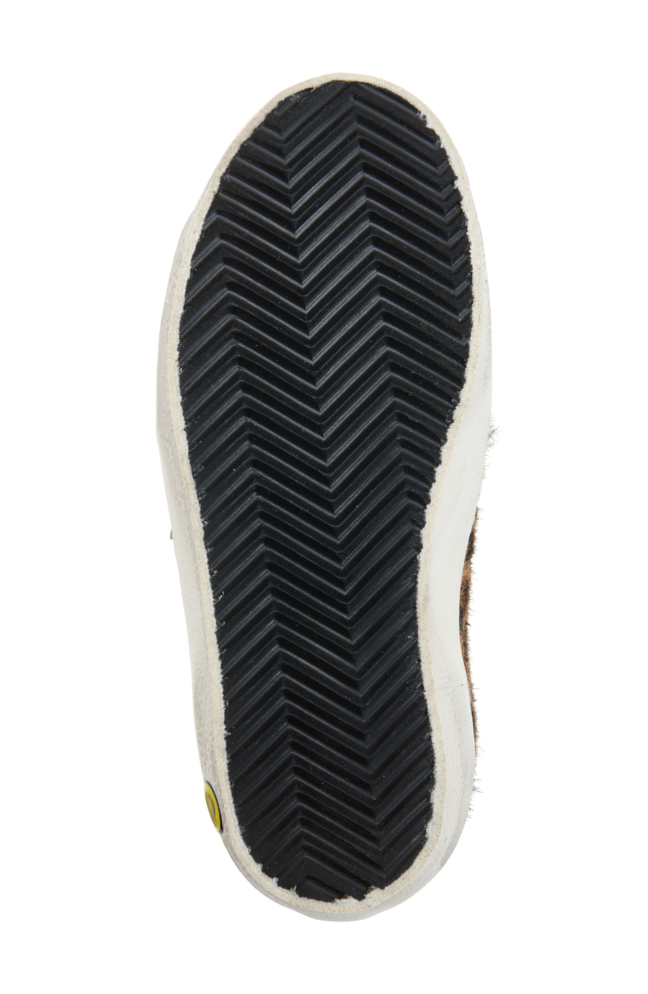 Golden Goose Kids' Super-Star Genuine Calf Hair Sneaker, Alternate, color, Black Brown Leo/ Platinum