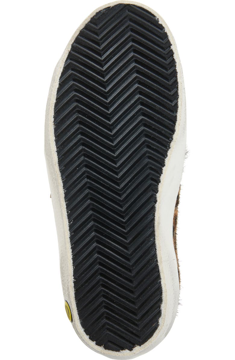 Golden Goose Kids' Super-Star Genuine Calf Hair Sneaker, Alternate, color, Black Brown Leo/ Platinum