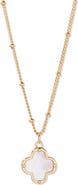 Brook and York Chatham Clover Mother-of-Pearl Pendant Necklace