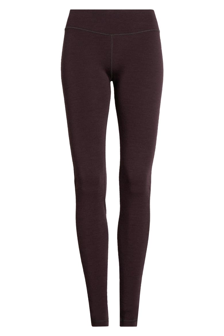 Classic Merino Wool Thermal Leggings, Alternate, color, MINK HEATHER