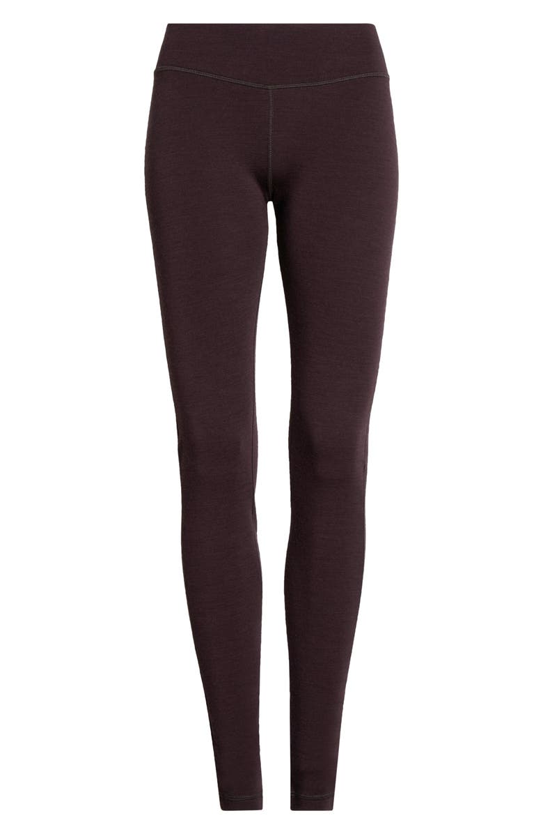 Smartwool Classic Merino Wool Thermal Leggings, Alternate, color, Mink Heather