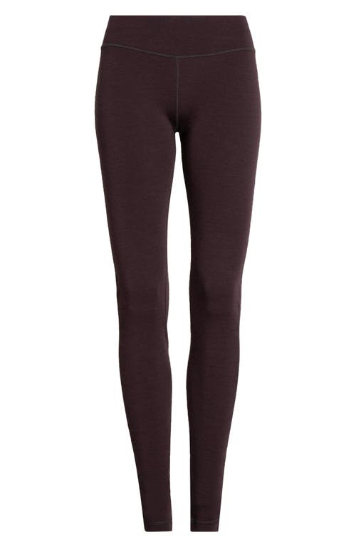 Smartwool Classic Merino Wool Thermal Leggings In Brown
