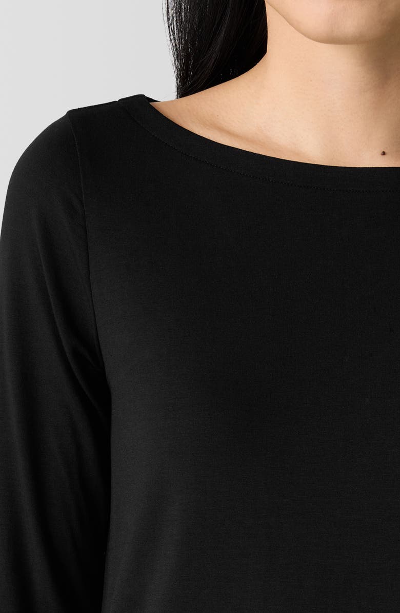 Eileen Fisher Jersey Boat Neck Top, Alternate, color, 