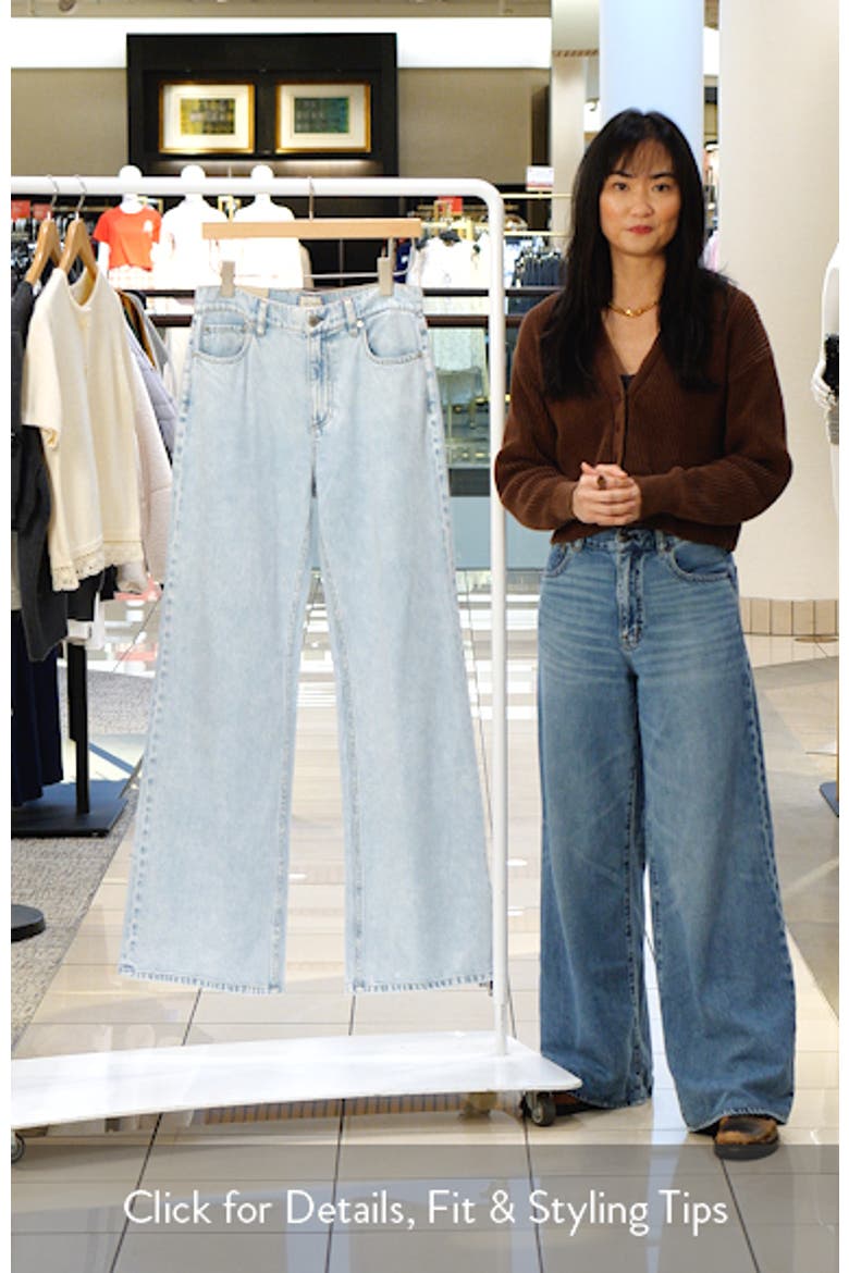 Chic High Waist Wide Leg Jeans video