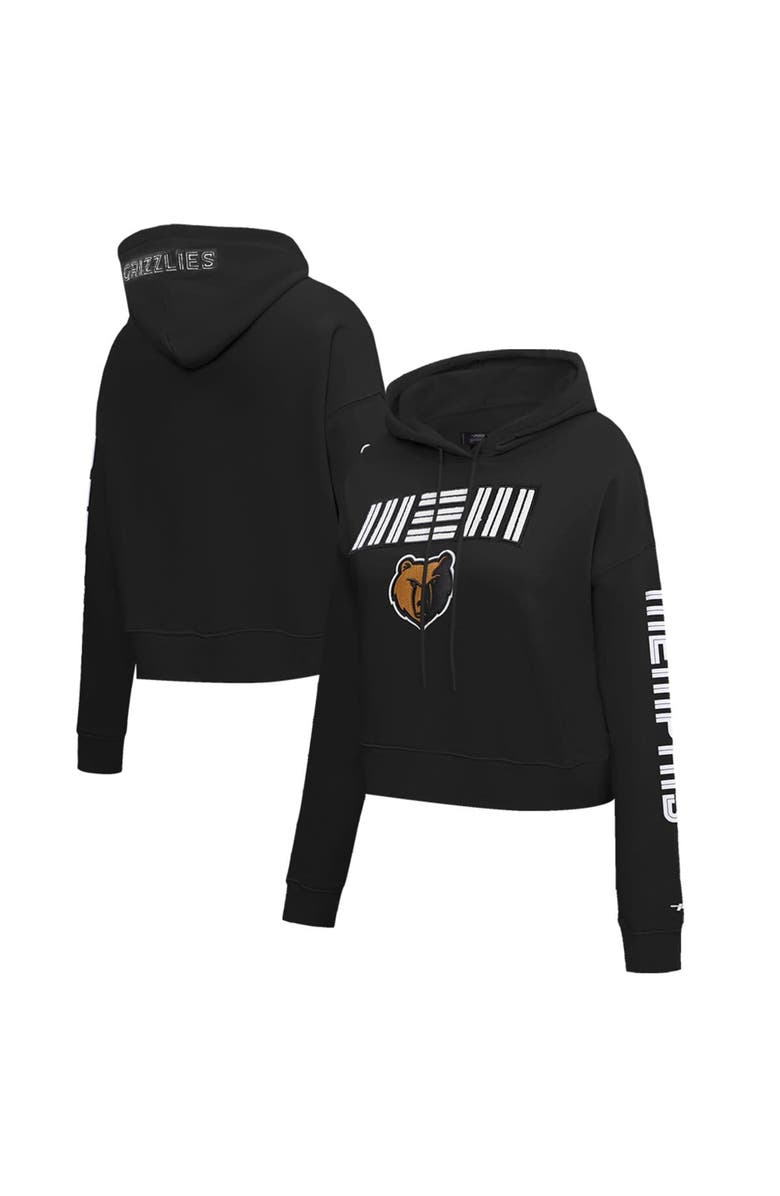PRO STANDARD Women's Pro Standard Black Memphis Grizzlies 2023/24 City Edition Cropped Pullover Hoodie, Main, color, 