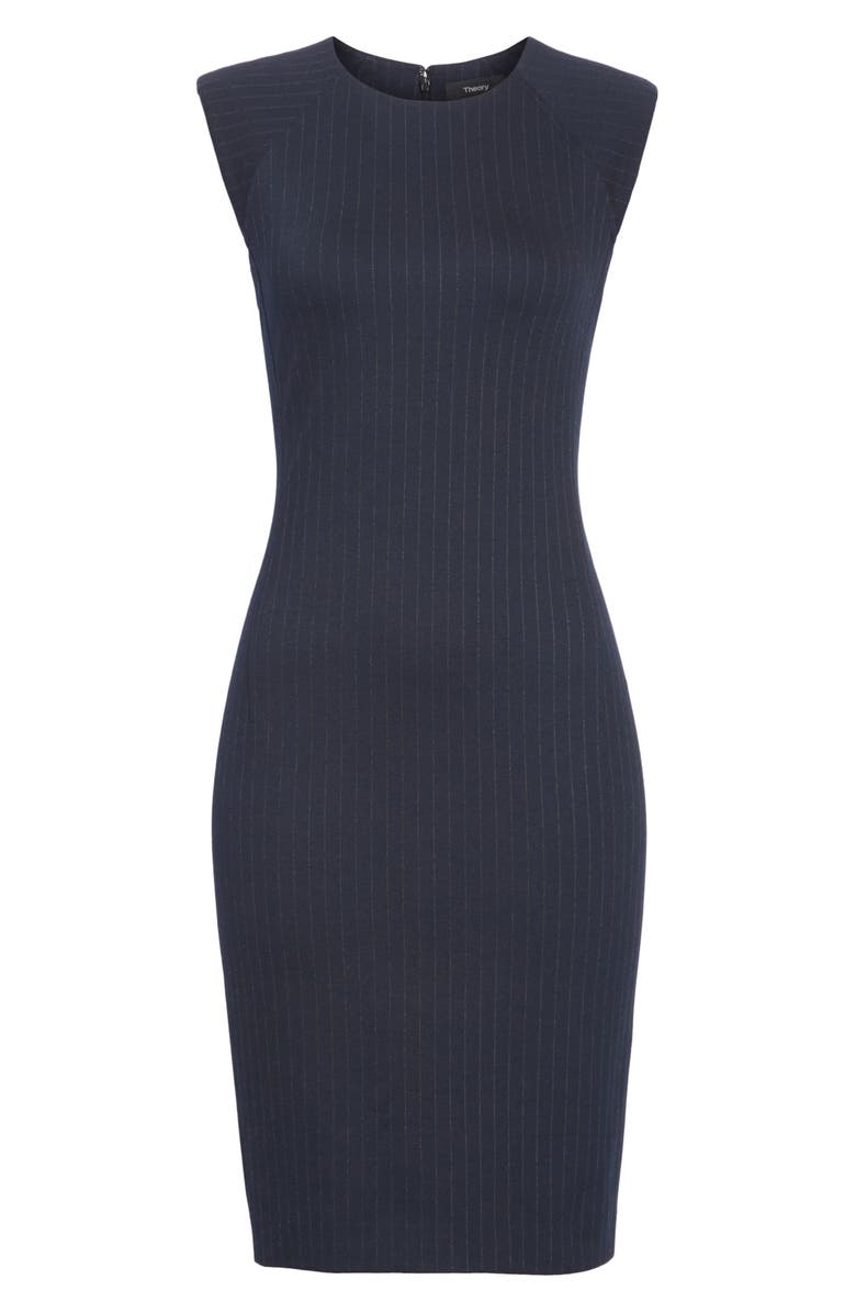 Theory Power Sheath Dress, Alternate, color, 