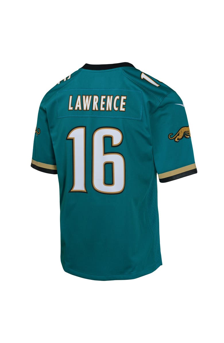 Nike Youth Nike Trevor Lawrence Teal Jacksonville Jaguars Prowler Throwback Player Game Jersey, Alternate, color, Teal