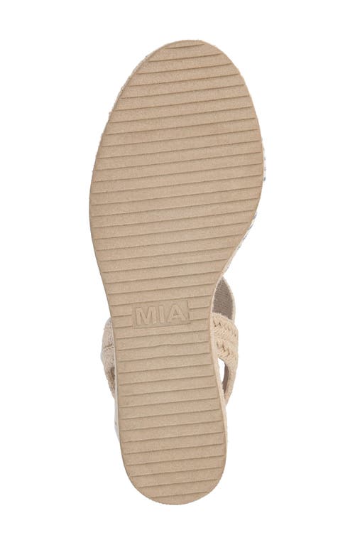 Mia Belinda Espadrille Wedge Sandal