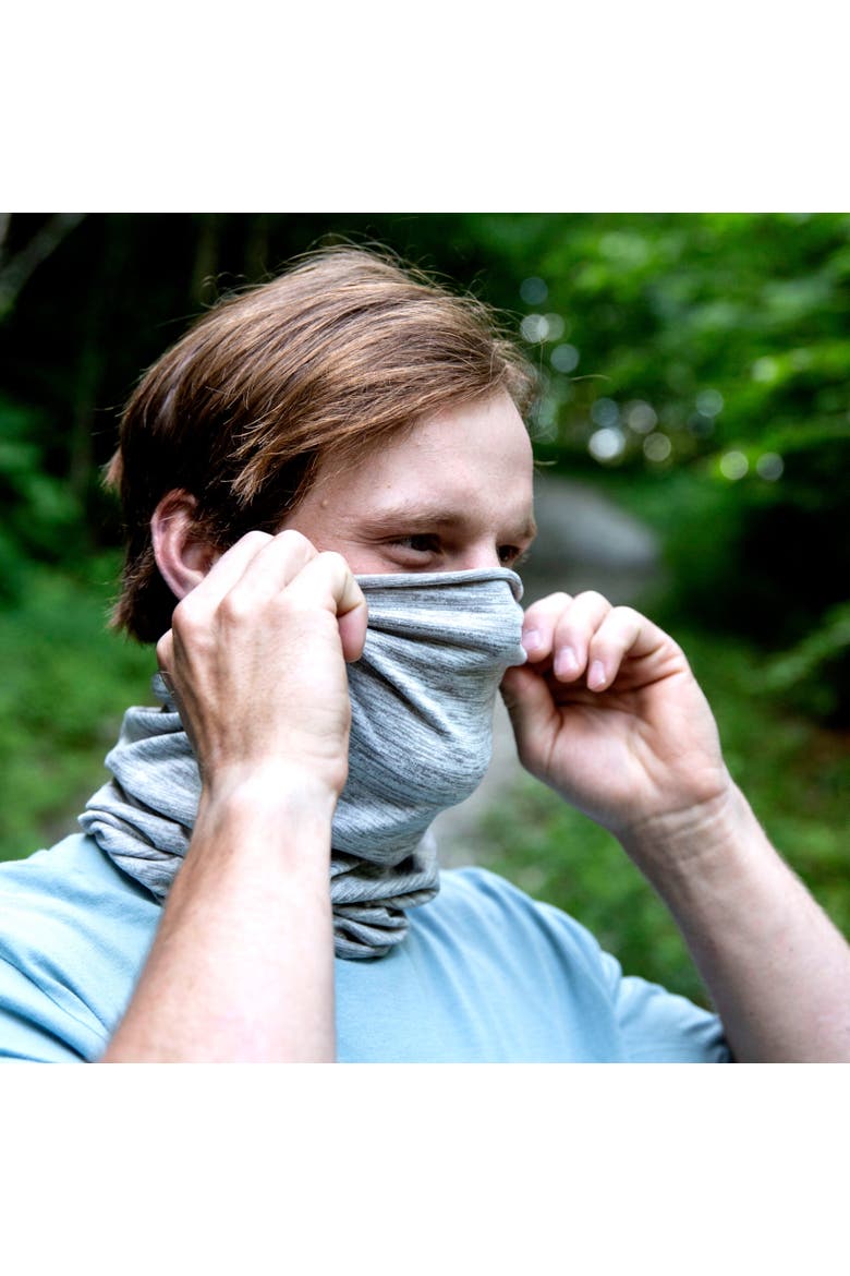 Comfort Stria Tube Neck Gaiter, Alternate, color, Storm