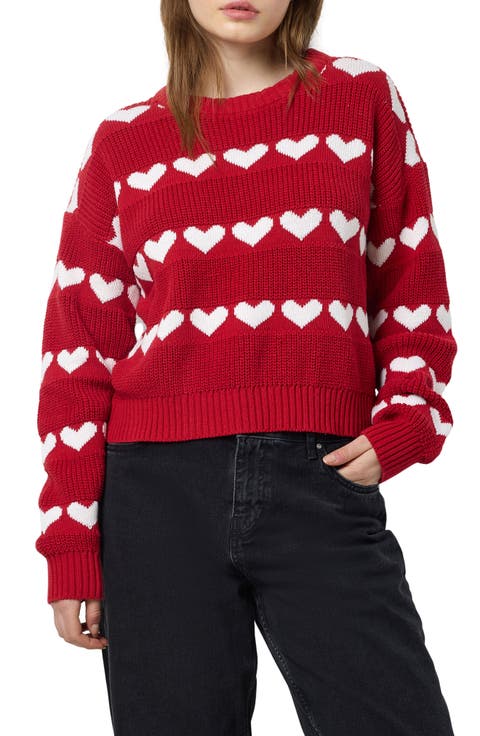 Blitzen Heart Sweater
