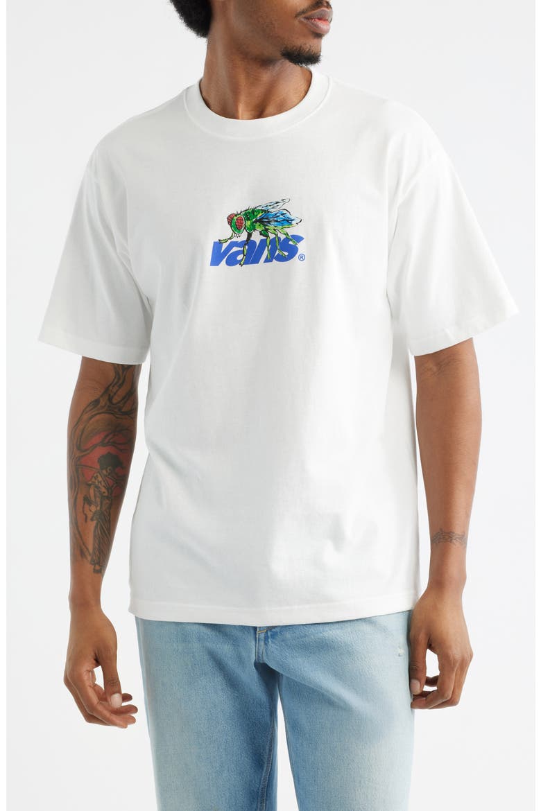 Fly Logo Graphic T-Shirt, Main, color, WHITE