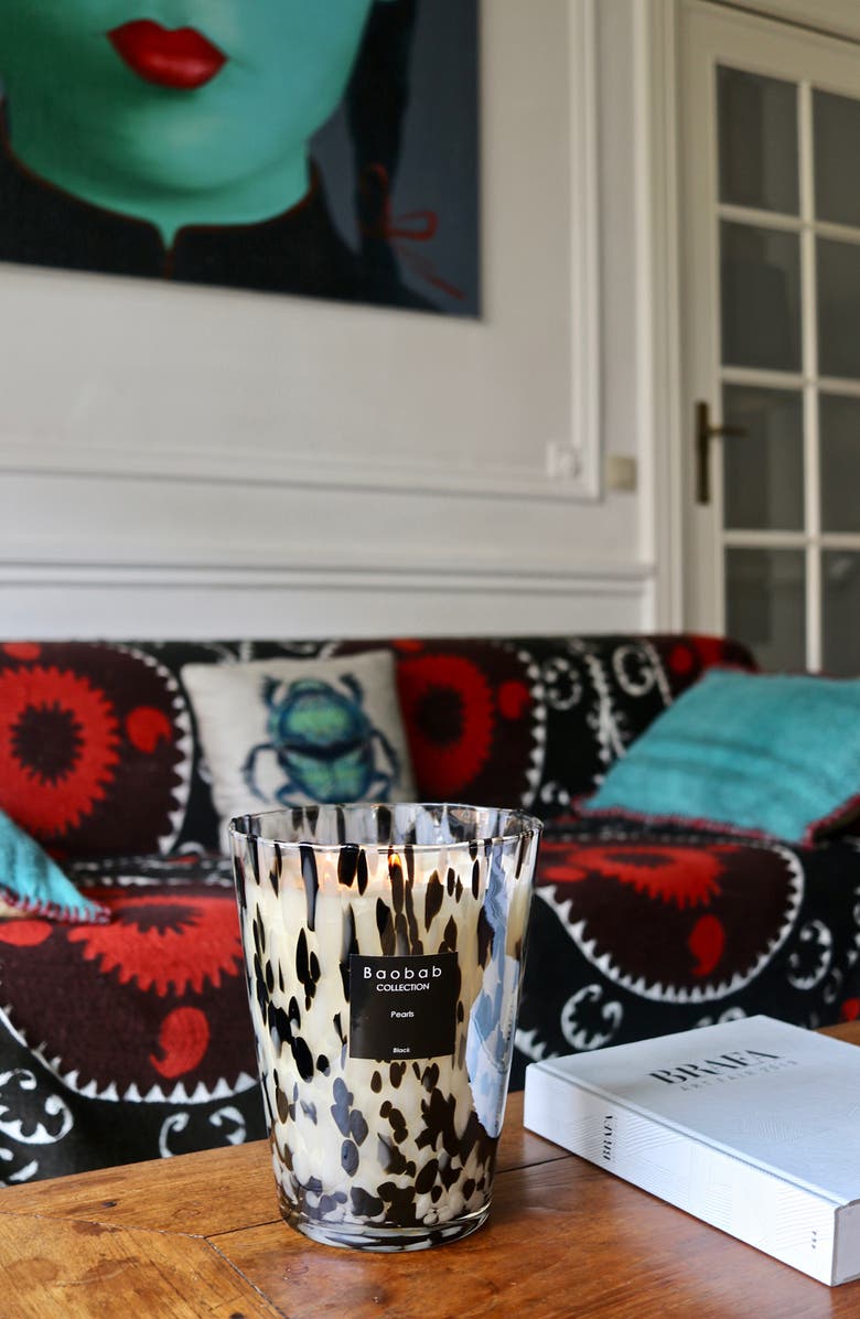 Baobab Collection Black Pearls Candle, Alternate, color,