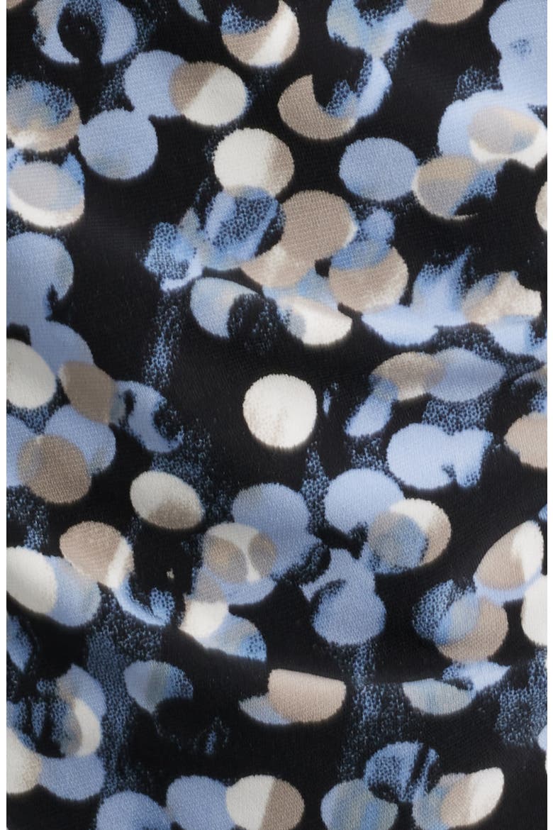 Dot Print Sleeveless Faux Wrap Top, Alternate, color, ANNE BLACK MULTI