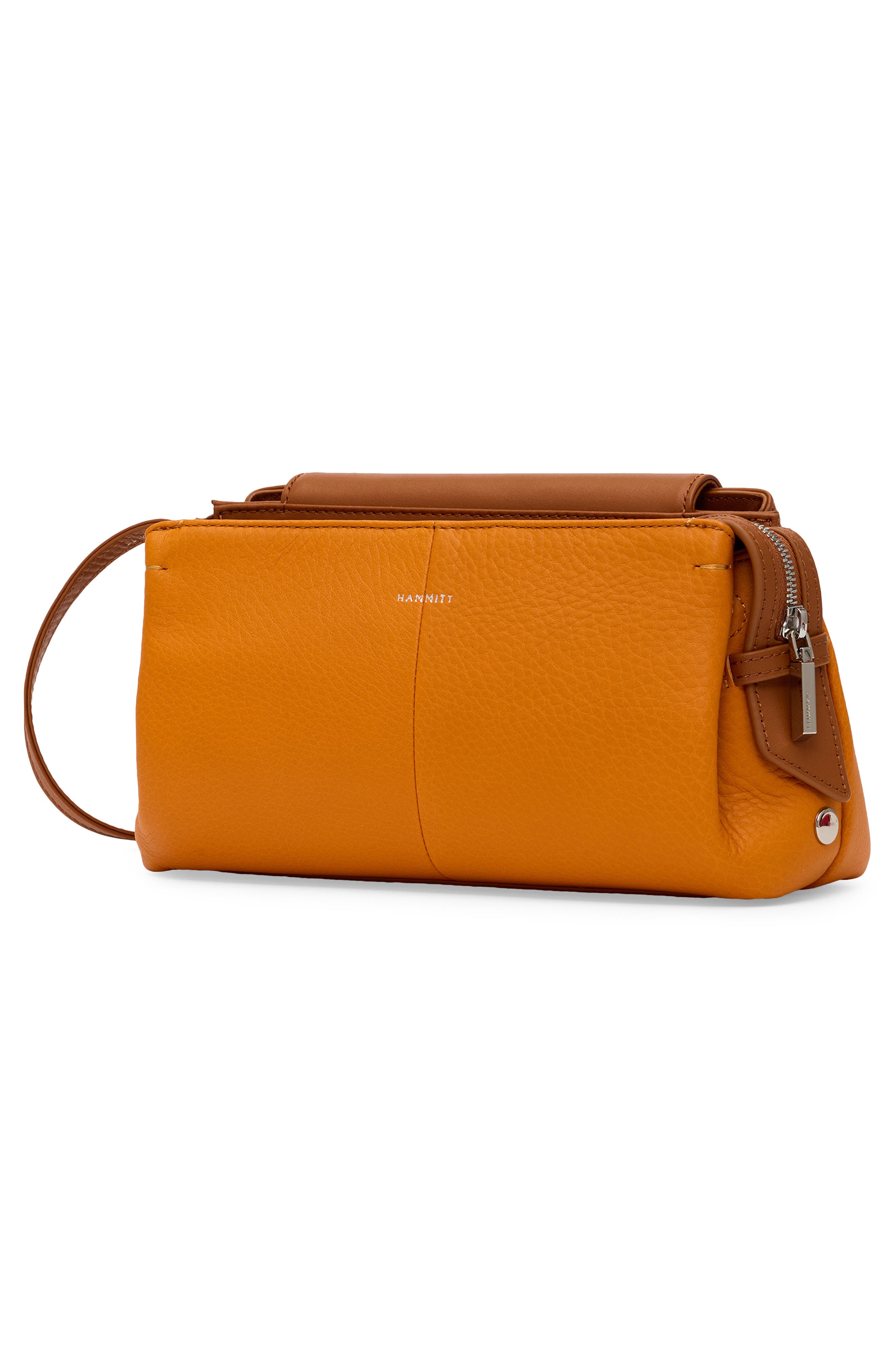 HAMMITT Medium Baguette Bag, Alternate, color, Tailored Tangerine/ Silver